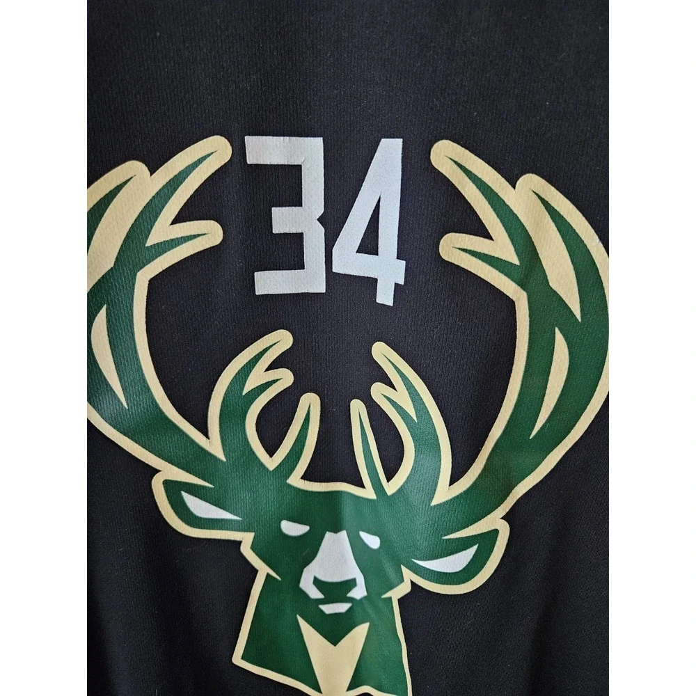 Adidas X Giannis Antetokounmbo‎ Milwaukee Bucks Jersey Black Size Medium EUC